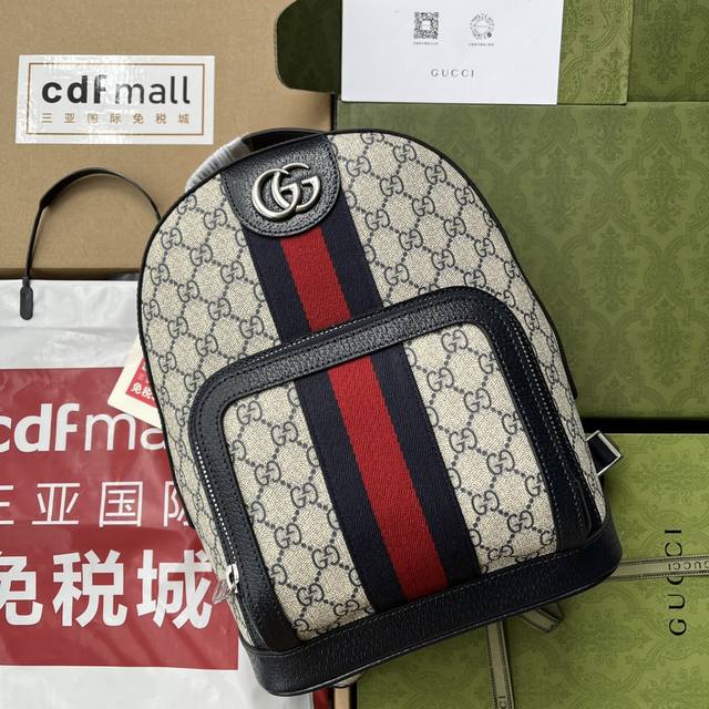 原厂皮配 Cdfmall三亚免税店手提袋 G家新款简介 沉浸在复古情怀之中ophidia家族迎来了新的成员 中号手提包方正的造型让人联想到复古的设计gg高级人造