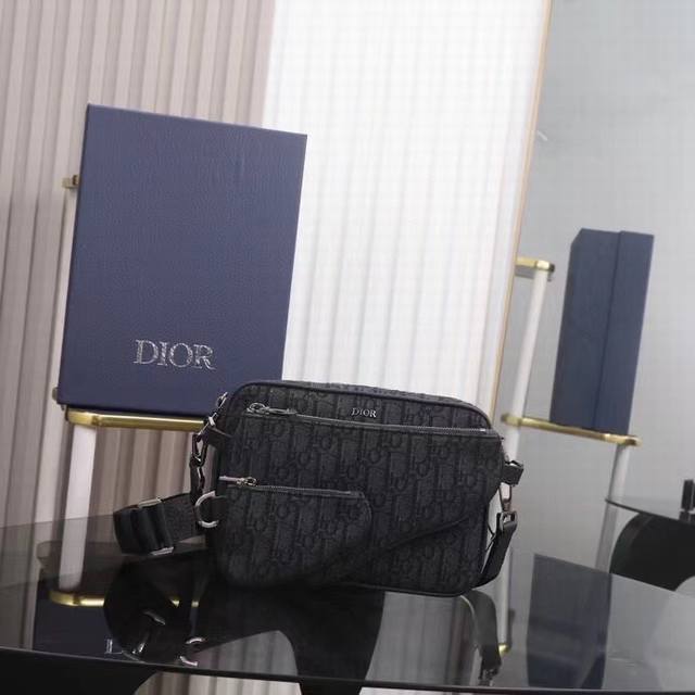 市场最高版本 欢迎对比 点击长按翻译 Saddle Dior Oblique 1Adpo276Yky_H03E 2023 , Dior Oblique . .
