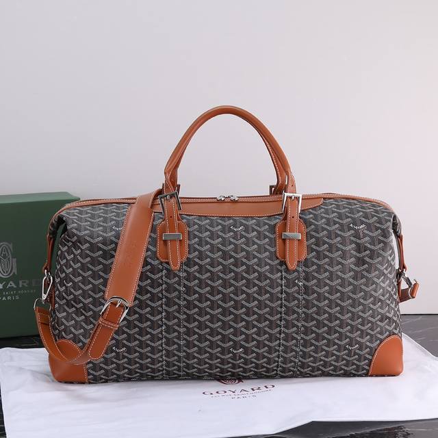 必卖款 Goyard Boeing 旅行袋 去旅行 去健身 去度假时尚必备王者存在一眼就爱上了 颜色 棕色 绿色 蓝色 灰色 黑色 现货stock 尺寸 45*