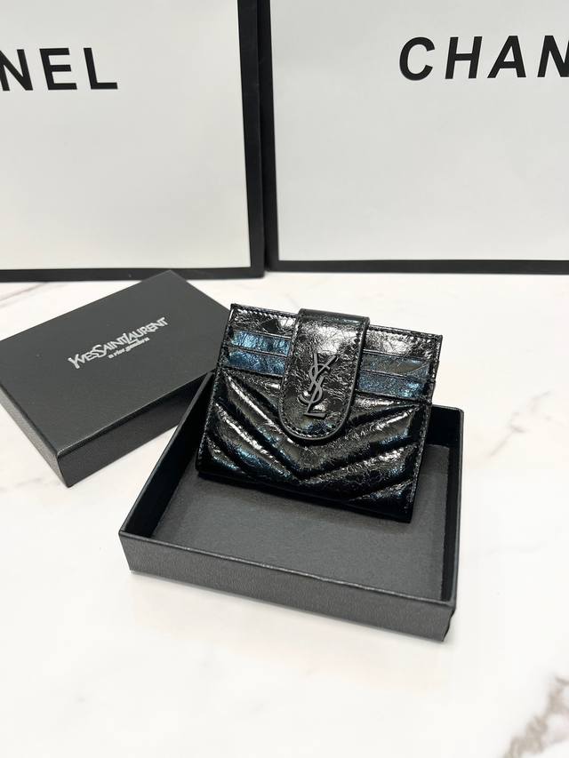 颜色 黑尺寸 10X9Ysl纯皮卡包 超级自留 两用卡包钱包12个卡位钞票位 特别实用