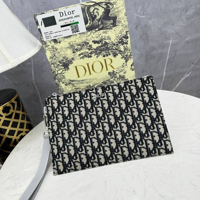 迪奥 Dior 信封包 必入必入 高级感无敌 经典刺绣 原版刺绣帆布 尺寸 26-18 配礼盒