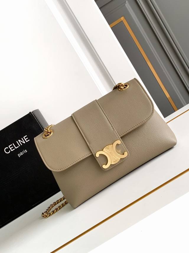Celin_E 2024｜Teen Victoire小号柔软牛皮革手袋 Celine终于出了一款可单肩可斜挎的包包 Celine Su24最新款