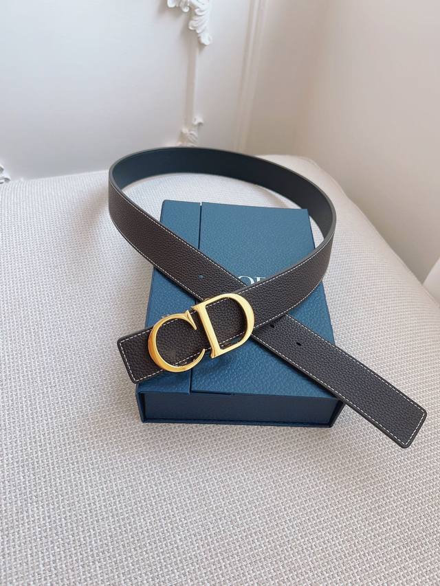 Dior 迪奥法国原厂皮料，黑色 棕色全皮 品质毋庸置疑 没有更好 只有最好 尺寸3.5厘米